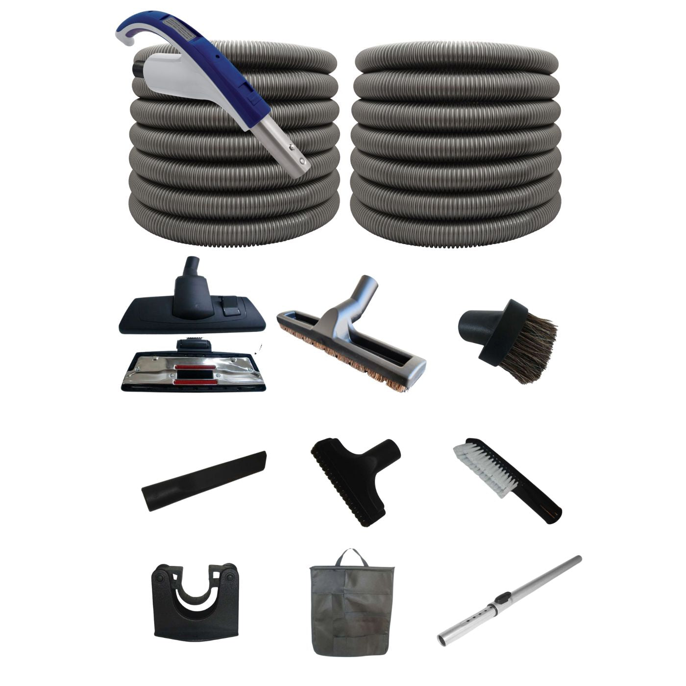 Aspirateur centralisé PREMIUM 1 avec pack Retraflex® pour l'installation de deux prises