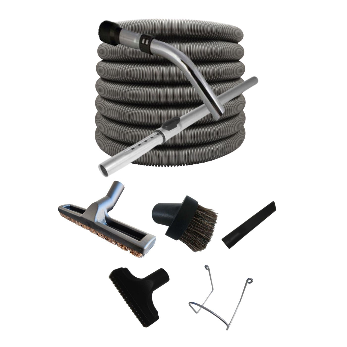 Pack Aspirateur Centralisé PREMIUM 1 avec flexible et 6 accessoires